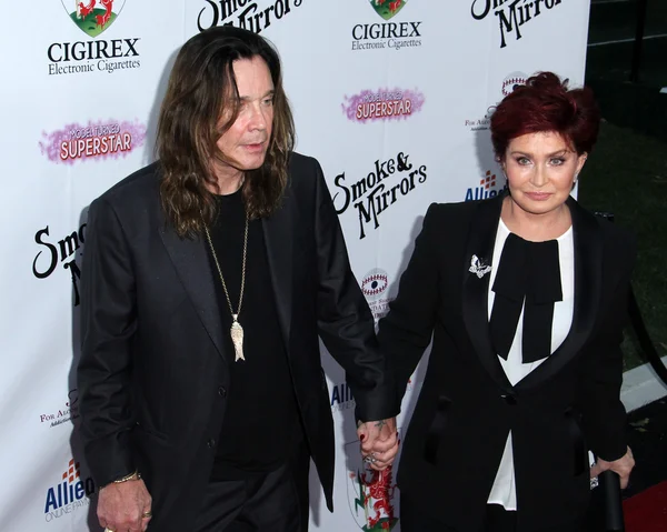 Ozzy osbourne, sharon osbourne — Fotografia de Stock