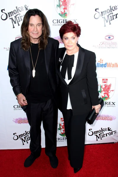 Ozzy Osbourne, Sharon Osbourne — Stock Photo, Image