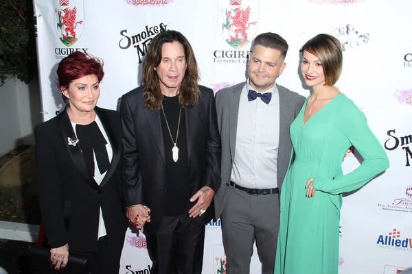 Sharon Osbourne, Ozzy Osbourne, Jack Osbourne, Lisa Osbourne — Foto de Stock