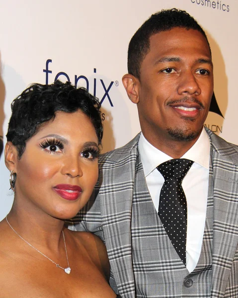 Toni Braxton, Nick Cannon — Stockfoto