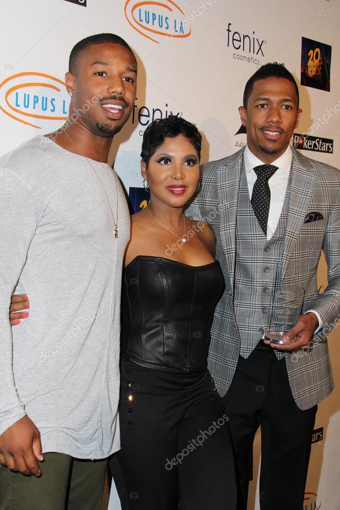 Michael Jordan, Toni Braxton, Nick Cannon — Stock Editorial - Main Image