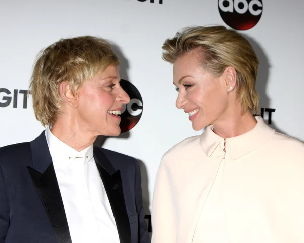 Ellen Degeneres, Portia Derossi — Foto de Stock