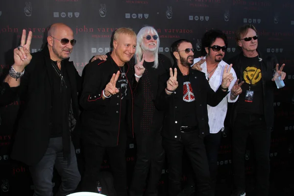 John varvatos, gregg bissonette, edgar winter, ringo starr, steve lukather, richard oldal, joe walsh — Stock Fotó