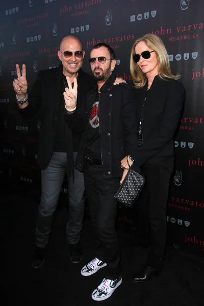 John Varvatos, Ringo Starr, Barbara Bach — Stock fotografie