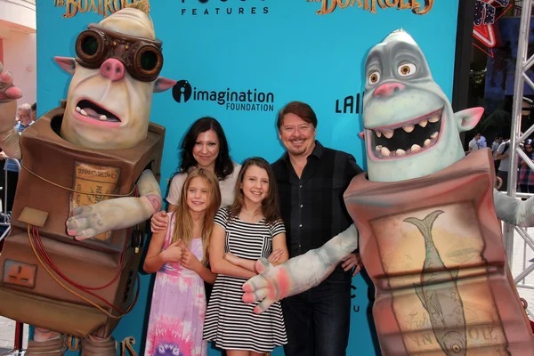 Dave Foley กับ ครอบครัว — ภาพถ่ายสต็อก