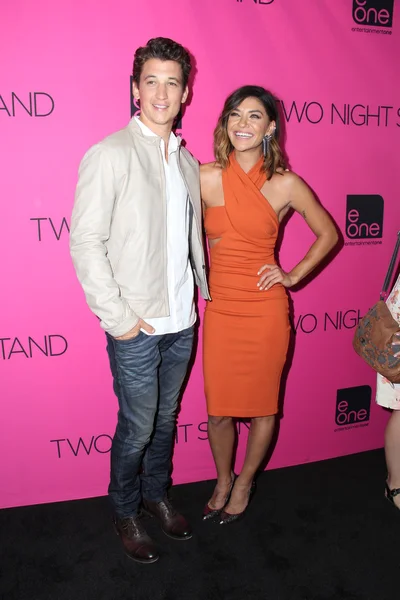 Miles Teller, Jessica Szohr — Stock Photo, Image