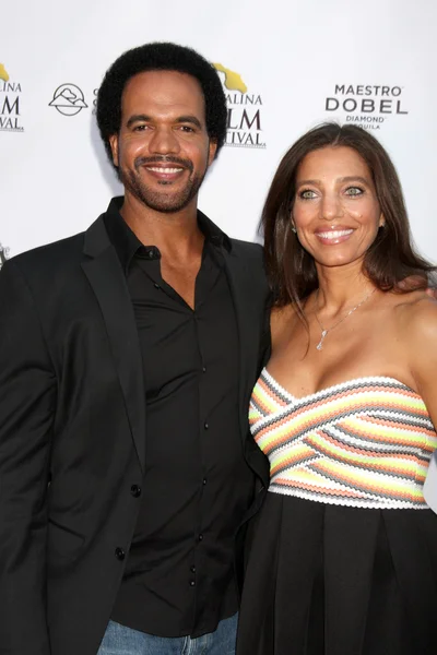 Kristoff St. John, Dana Derrick — Stock Photo, Image