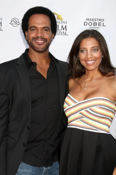 Kristoff St. John, Dana Derrick — Stockfoto