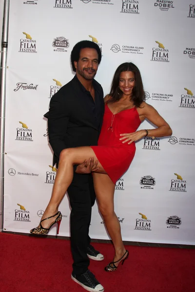 Kristoff St. John, Dana Derrick — Stockfoto