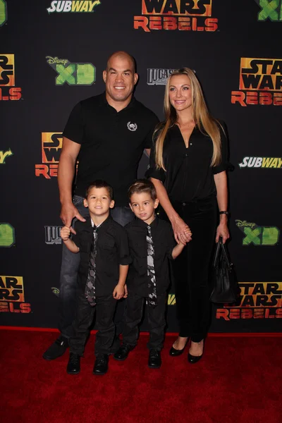 Tito Ortiz, Amber Miller — Stockfoto