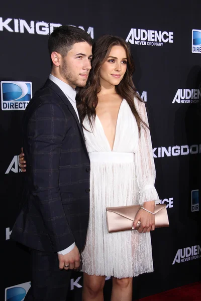 Nick Jonas, Olivia Culpo — Fotografia de Stock