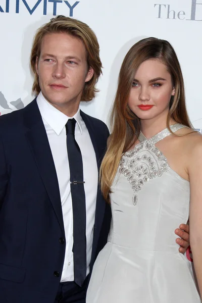 Łukasz bracey, liana liberato — Zdjęcie stockowe