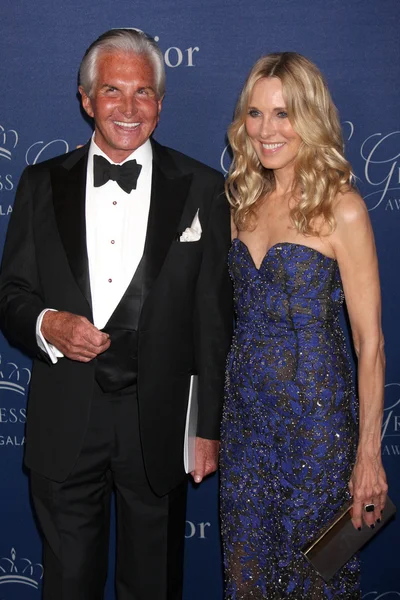 George Hamilton, Alana Stewart — Foto Stock