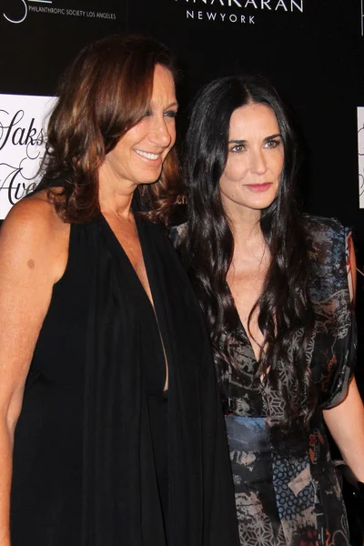 Donna Karan, Demi Moore — Stock fotografie