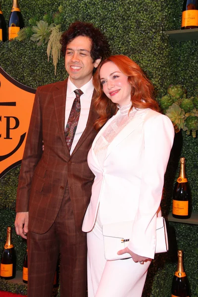 Geoffrey Arend, Christina Hendricks — Stockfoto