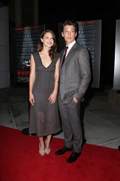 Melissa Benoist, Miles-Teller — Stockfoto