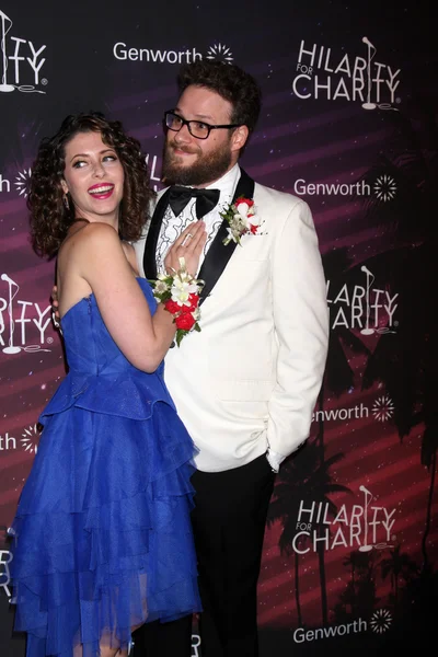 Lauren Miller Rogen, Seth Rogen — Foto de Stock