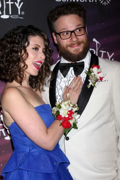 Lauren Miller Rogen, Seth Rogen — Stock Photo, Image