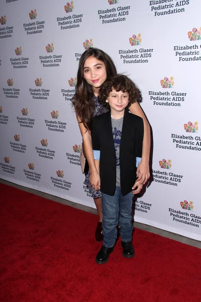 Rowan Blanchard, August Maturo — Stock Photo, Image