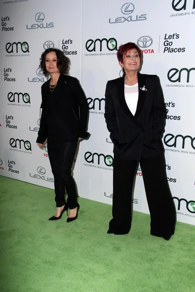 Sara Gilbert, Sharon Osbourne — Stockfoto