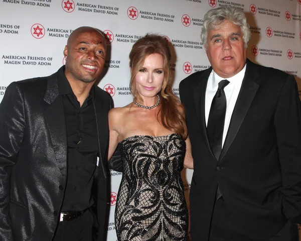 Tracey Bregman, J.R. Martinez, Jay Leno — Stock Photo, Image