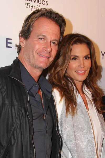 Φραγμών Rande gerber, cindy crawford — Φωτογραφία Αρχείου