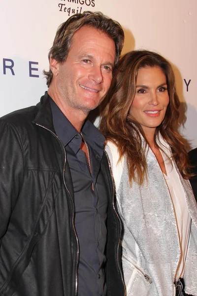 Φραγμών Rande gerber, cindy crawford — Φωτογραφία Αρχείου