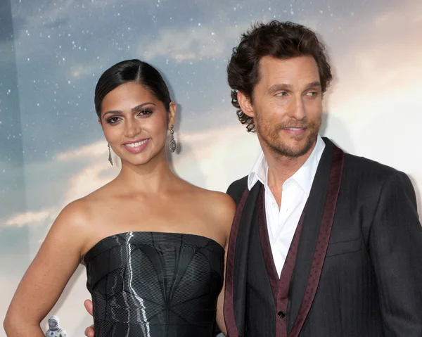 Camila Alves Mcconaughey, Matthew Mcconaughey — Stockfoto