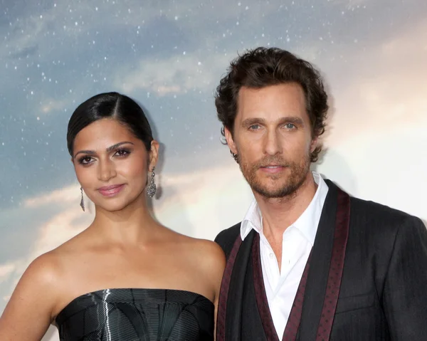 Camila Alves Mcconaughey, Matthew Mcconaughey — Stockfoto