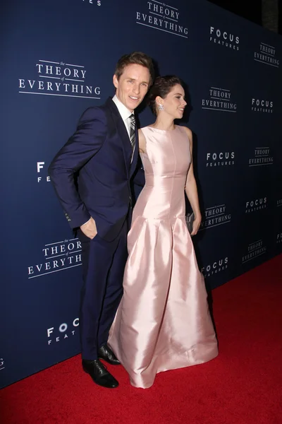 Eddie Redmayne, Felicity Jones — Stock Photo, Image