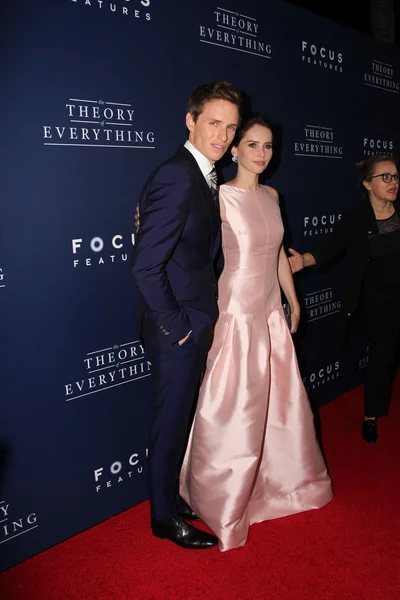 Eddie Redmayne, Felicity Jones — Stock Photo, Image