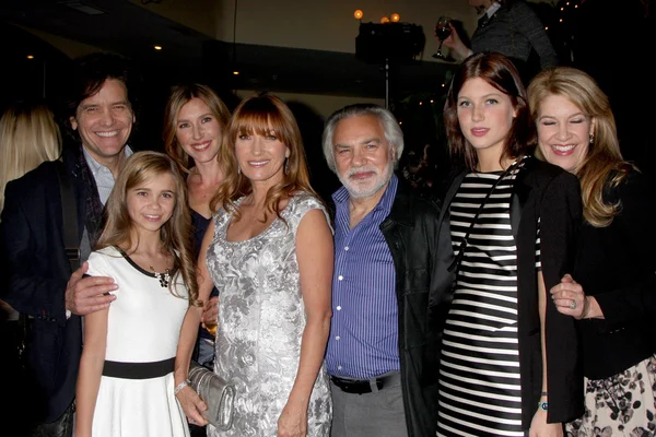 Michael Damian, Paris Abbott, Katherine Flynn, Jane Seymour, guest, Keenan Kampa, Janeen Best Damian — Stock Photo, Image