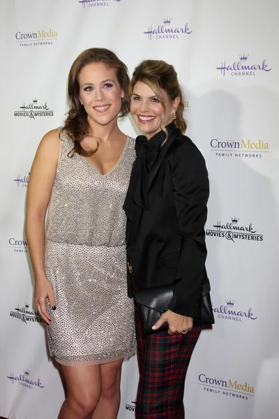 Erin Krakow, Lori Loughlin — Stok fotoğraf