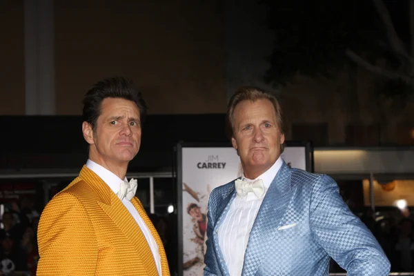 Jim Carrey, Jeff Daniels — Stockfoto