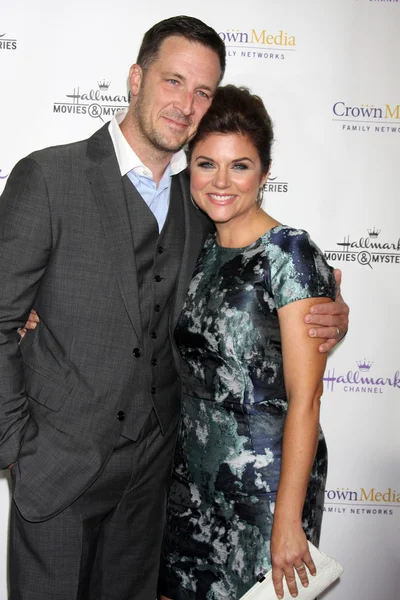 Brady Smith, Tiffani Thiessen — Stock Photo, Image