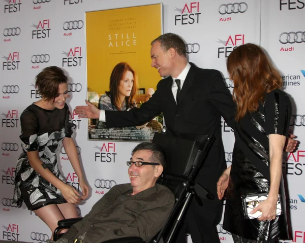 Kristen Stewart, Richard Glatzer, Wash Westmoreland, Julianne Moore — Stock Photo, Image