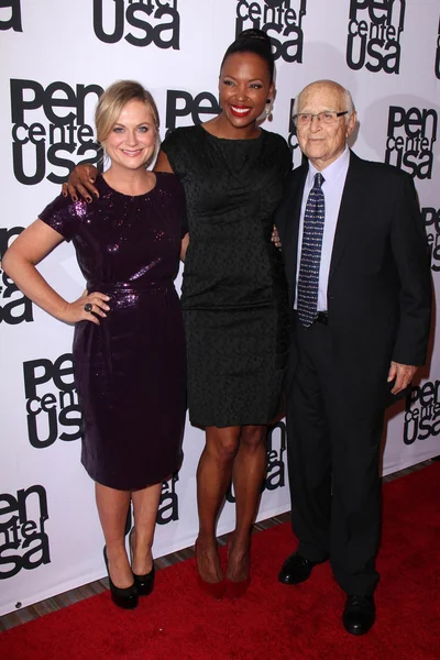 Amy Poehler, Aisha Tyler, Norman Lear — Photo