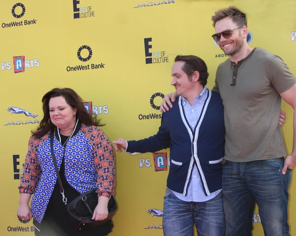 Melissa McCarthy, Ben Falcone, Joel McHale — Stock Photo, Image