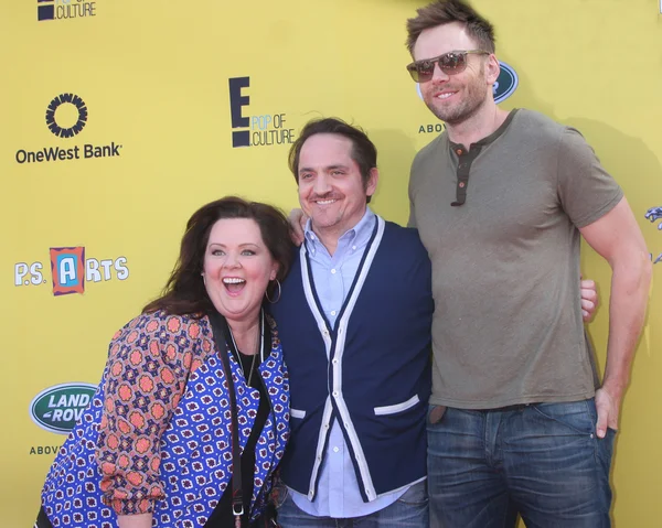 Melissa Mccarthy, Ben Falcone, Joel Mchale — Stock Fotó