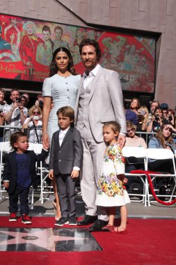 Matthew Mcconaughey, Camila Alves Mcconaughey, Vida Alves Mcconaughey, Levi Alves Mcconaughey, Livingston Alves Mcconaughey