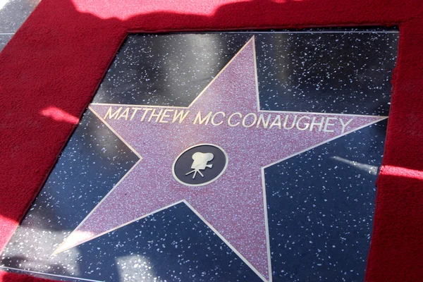 Matthew McConaughey Star — Stock Photo, Image