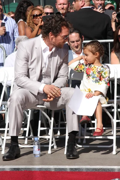 Matthew Mcconaughey, Vida Alves Mcconaughey — Zdjęcie stockowe