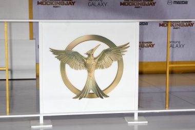 Atmosfer, açlık oyunları: Mockingjay Bölüm 1 prömiyeri