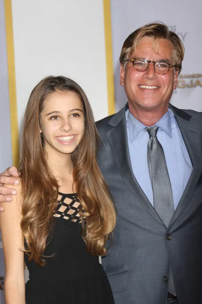 Aaron Sorkin, Daughter — Stock Photo, Image