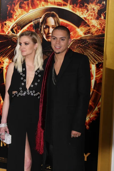 Ashlee Simpson, Evan Ross — Foto Stock