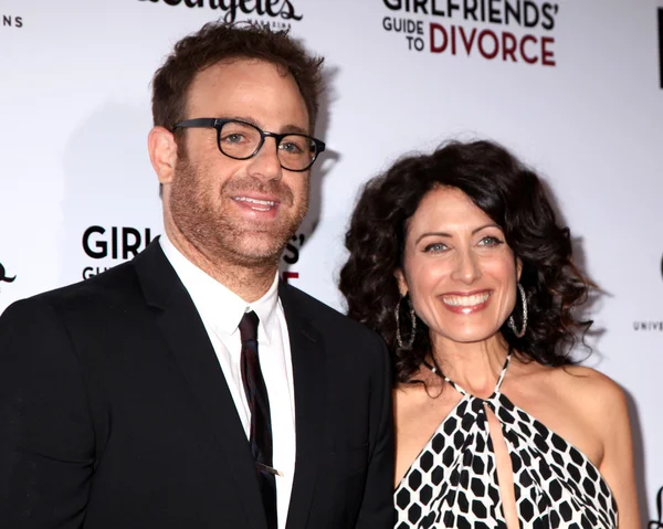 Paul Adelstein, Lisa Edelstein — Fotografia de Stock