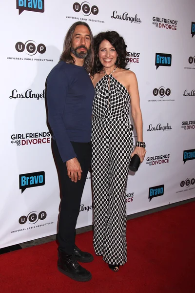 Robert Russell, Lisa Edelstein — Zdjęcie stockowe