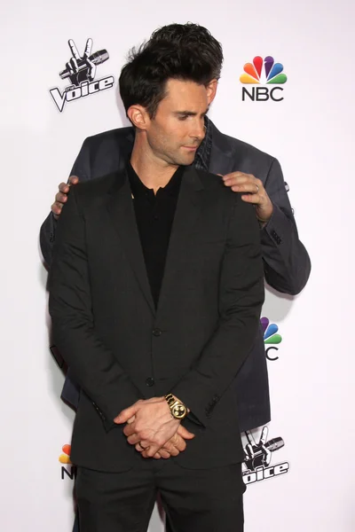 Blake Shelton, Adam Levine — Stock Photo, Image