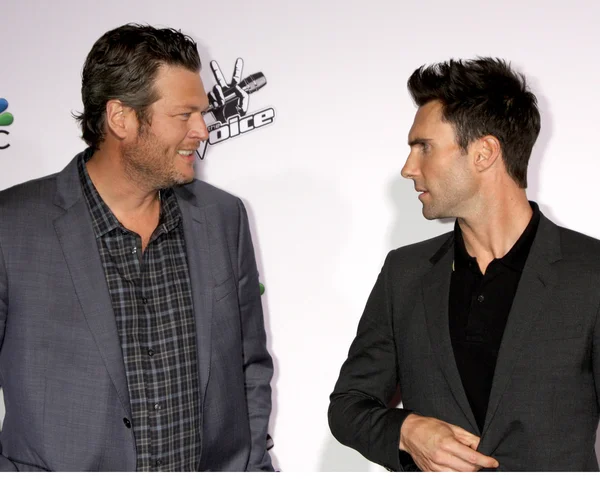 Blake Shelton, Adam Levine — Stock fotografie