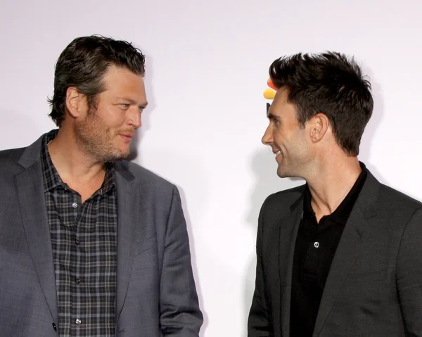 Blake Shelton, Adam Levine — Fotografia de Stock